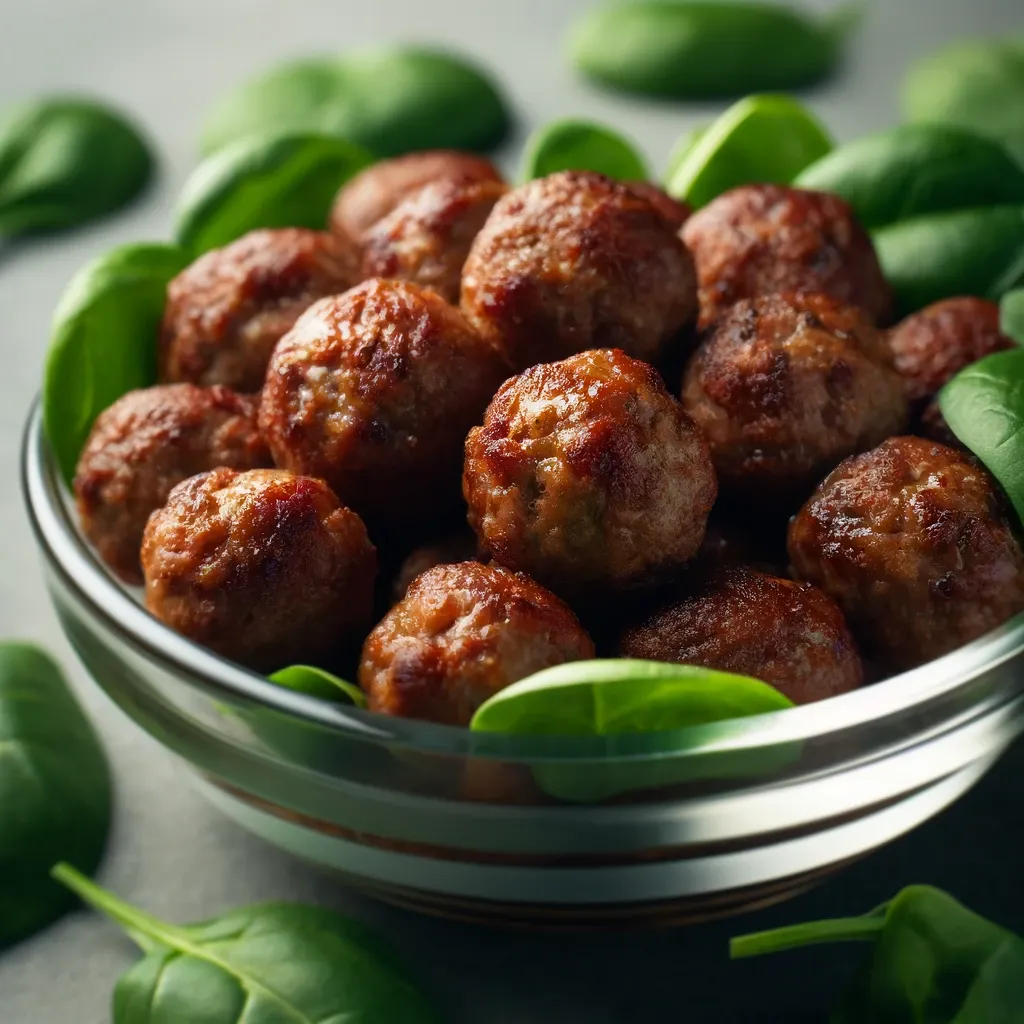 Beef and Quinoa Mini Meatballs